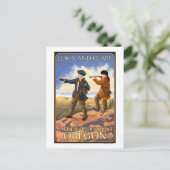 Lewis en Clark - Cape Discussie, Oregon Briefkaart (Staand voorkant)