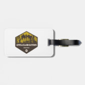 Lewis en Clark Caverns State Park Montana Bagagelabel (Achterkant horizontaal)