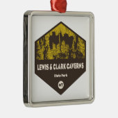 Lewis en Clark Caverns State Park Montana Metalen Ornament (Rechts)