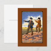 Lewis en Clark Exploring the West Briefkaart (Voorkant / Achterkant)