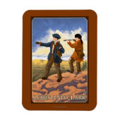 Lewis en Clark Exploring the West Magneet (Verticaal)
