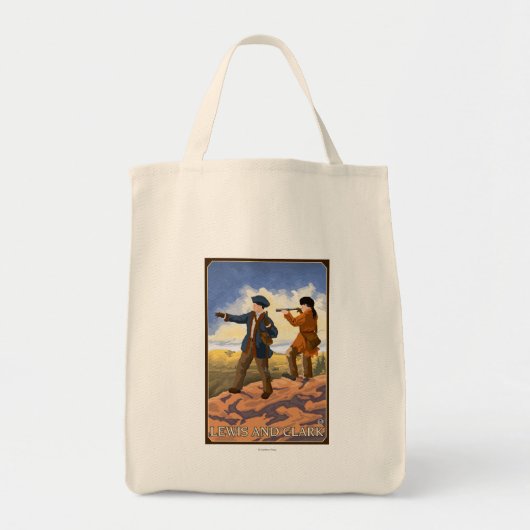 Lewis en Clark Exploring the West Tote Bag (Voorkant)