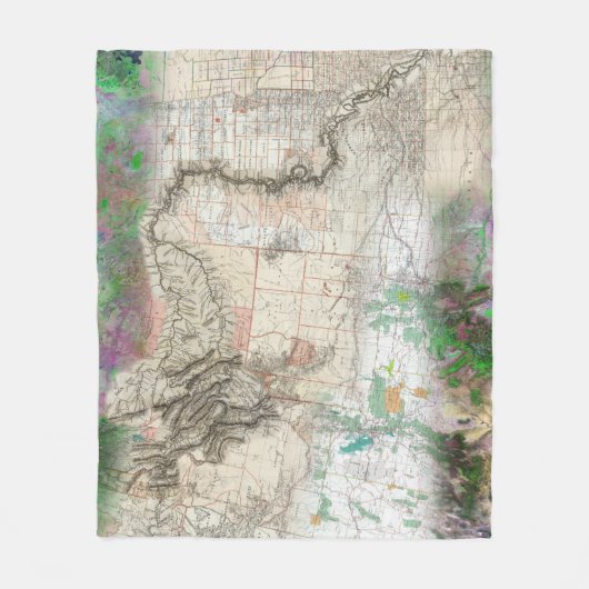 Lewis en Clark Fleece Deken (Voorkant)