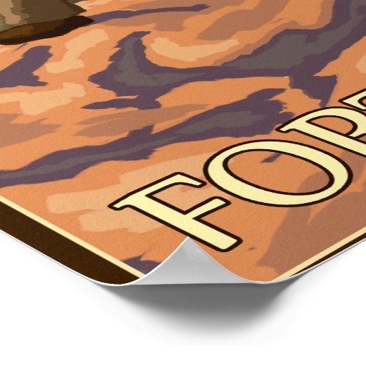 Lewis en Clark - Fort Clatsop, Oregon Poster (Hoek)