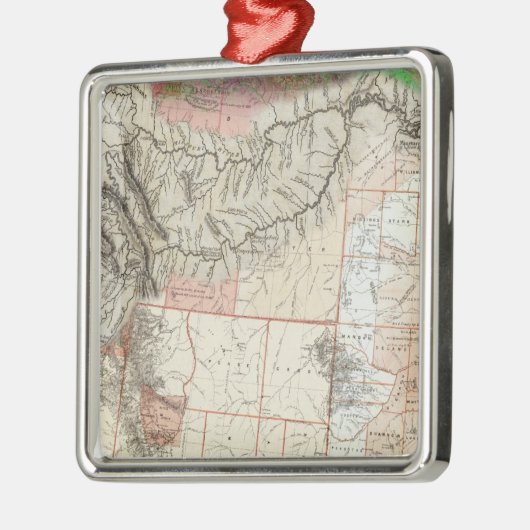 Lewis en Clark Metalen Ornament (Links)