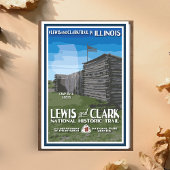 Lewis en Clark National Historic Trail Poster