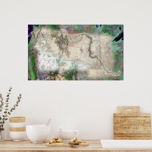 Lewis en Clark Poster (Keuken)