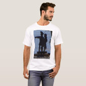 Lewis en Clark-shirt, bier zoeken T-shirt (Voorkant volledig)