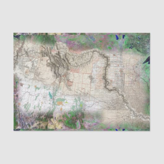 Lewis en Clark Tissuepapier (Voorkant)