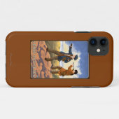 Lewis en Clark verkennen het Westen Case-Mate iPhone Case (Achterkant (horizontaal))