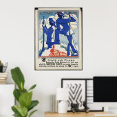 Lewis en Clark Vintage Travel Poster & Retro (Thuiskantoor)