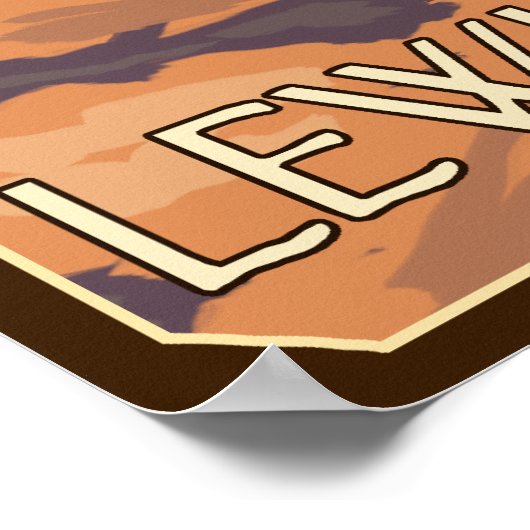 Lewis en Clark - Yellowstone National Park Poster (Hoek)