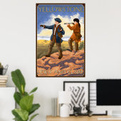 Lewis en Clark - Yellowstone National Park Poster (Thuiskantoor)