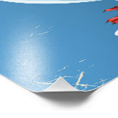 Lewis en Harris Scotland Puffin reisposter Foto Afdruk (Hoek)