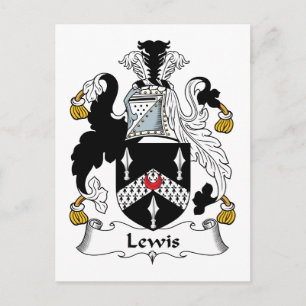 Lewis Family Crest Briefkaart