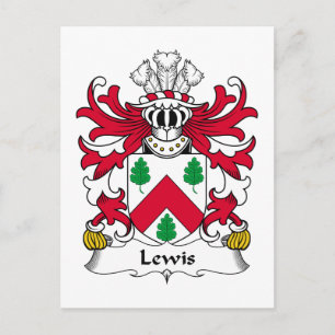 Lewis Family Crest Briefkaart