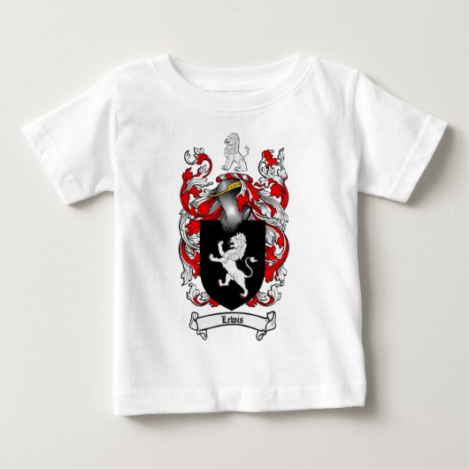 Lewis Family Crest - Lewis Coat of Arms (Voorkant)