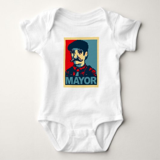 Lewis For Mayor - Stardew Valley geïnspireerde cam Romper (Voorkant)