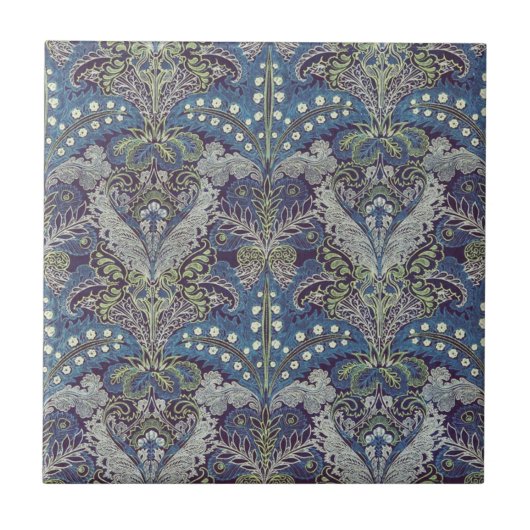 Lewis Foreman Day Upholstery Fabric 1880 Tegeltje (Voorkant)