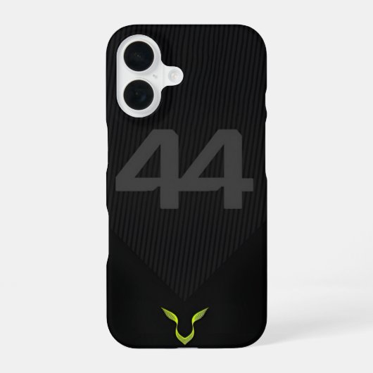 Lewis Hamilton 44 iPhone 16 Hoesje (Achterkant)
