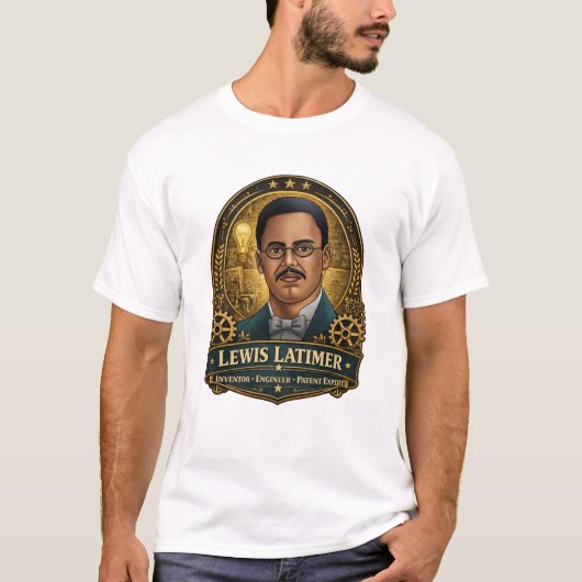 Lewis Latimer – Elektrische Innovator T-shirt (Voorkant)