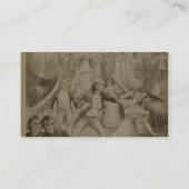 Lewis Morrison in 'The Master of the Ceremonies' Visitekaartje (Achterkant)