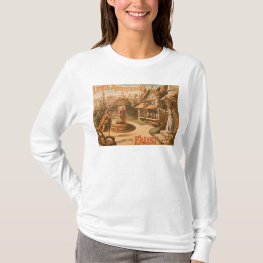 Lewis Morrison's Magnificent Faust Theater T-shirt (Voorkant)