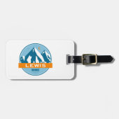 Lewis Mountain Range Bagagelabel (Voorkant horizontaal)