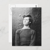 Lewis Payne ~ Lincoln Conspirator 1865 Briefkaart (Voorkant / Achterkant)