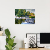 Lewis River Herfst Poster (Thuiskantoor)