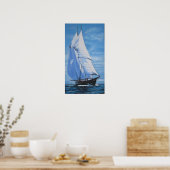 Lewis' Sailboat Poster (Keuken)