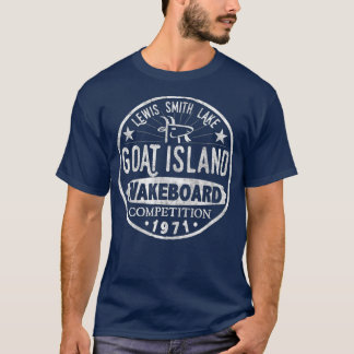 Lewis Smith Lake Alabama Goat Island Wakeboard T-shirt