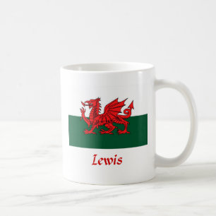Lewis Welsh Flag Koffiemok