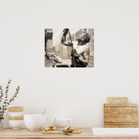 Lewis Wickes Hine Empire State (The Hoister) Poster (Keuken)