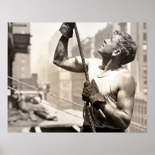 Lewis Wickes Hine Empire State (The Hoister) Poster (Voorkant)