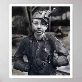 Lewis Wickes Hine - Portret van Tipple Boy Poster