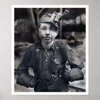 Lewis Wickes Hine - Portret van Tipple Boy Poster