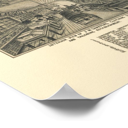 Lewisburg, PA Panoramic Map - 1884 Poster (Hoek)