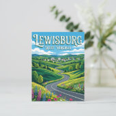 Lewisburg VS Briefkaart (Staand voorkant)