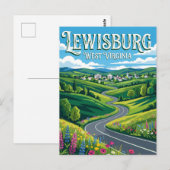 Lewisburg VS Briefkaart (Voorkant / Achterkant)