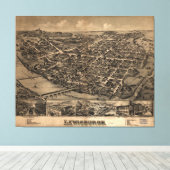 Lewisburgh, Pennsylvania (1884) Canvas Afdruk (Insitu (Houten vloer))
