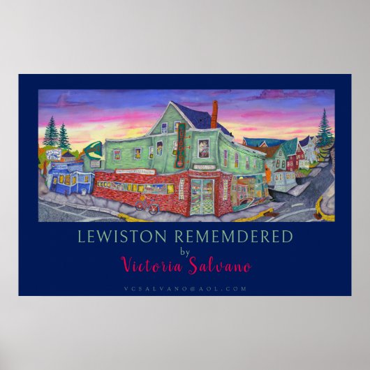 LEWISTON HERDACHT door Victoria Salvano Poster (Voorkant)