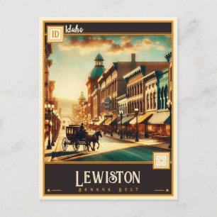 Lewiston, Idaho    Antiek Briefkaart