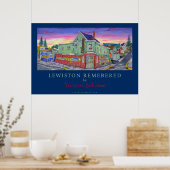 Lewiston Maine herinnerde zich Poster (Keuken)