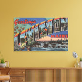 Lewiston, Maine (Scene) Canvas Afdruk (Insitu (Woonkamer))