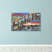 Lewiston, Maine (Scene) Canvas Afdruk (Insitu (Houten vloer))