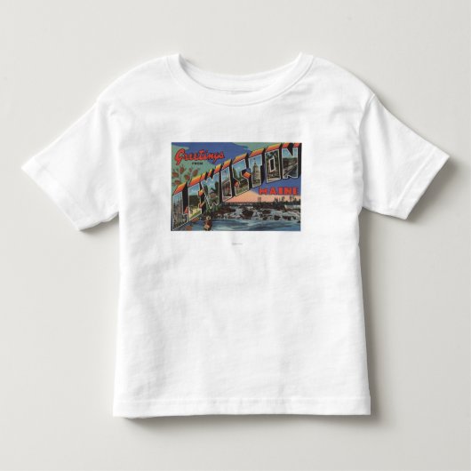 Lewiston, Maine (Scene) Kinder Shirts (Voorkant)