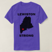 Lewiston Maine Strong TShirt (Design voorkant)