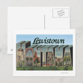 Lewiston, Montana Briefkaart (Voorkant / Achterkant)