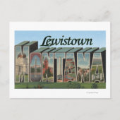 Lewiston, Montana Briefkaart (Voorkant)